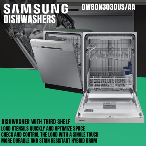 SAMSUNG DW80N3030US-AA DISHWASHER