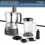BLACK & DECKER -- FOOD PROCESSOR & BLENDER -- 2 IN ONE (2)