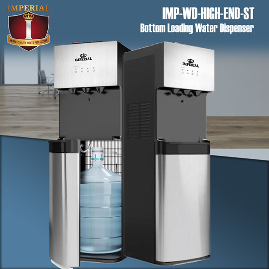 IMPERIAL STANDING HOT AND COLD WATER COOLER DISPENSER
