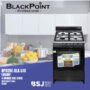 BLACKPOINT STOVE 21" BLK LUXUARY THERMOSTAT BUERO