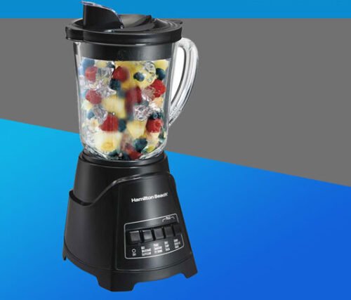HAMILTON BEACH BLENDER  GLASS BODY  POWER ELITE MODEL