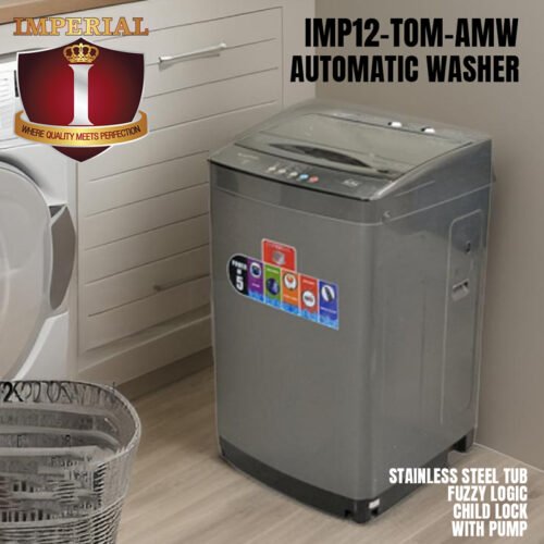 IMPERIAL WASHER AUTOMATIC  TOM 12 KG  STEEL