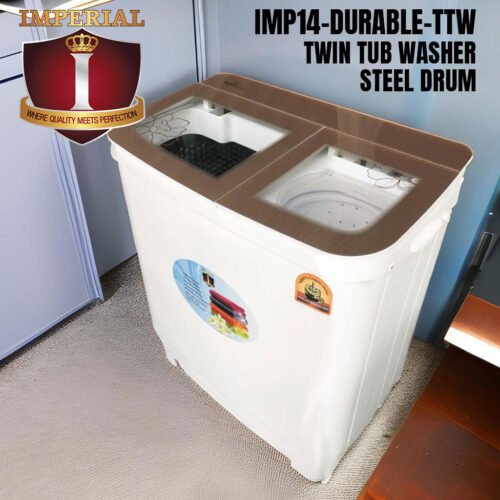 IMPERIAL  DURABLE  TWIN TUB 14 KG  STEEL DRUM