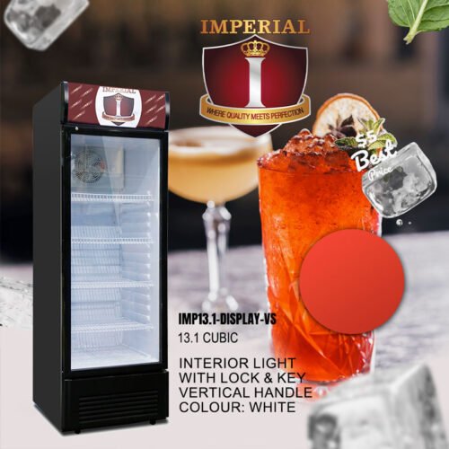 IMPERIAL  COMMERCIAL DRINK COOLER LOCK & KEY DISPLAY