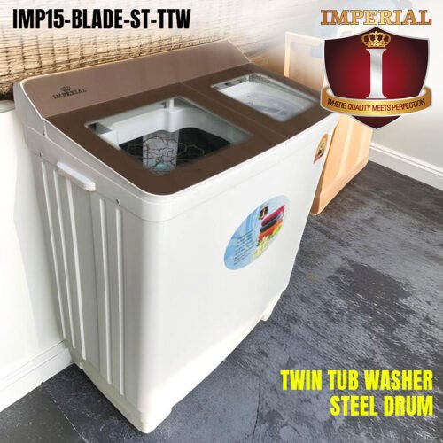 IMPERIAL BLADE TWIN TUB 15KG STEEL DRUM