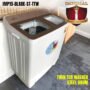 IMPERIAL BLADE TWIN TUB 15KG STEEL DRUM