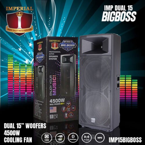 IMPERIAL DOUBLE 15" BIG BIG BOSS  4500 WATTS  FAN COOLED