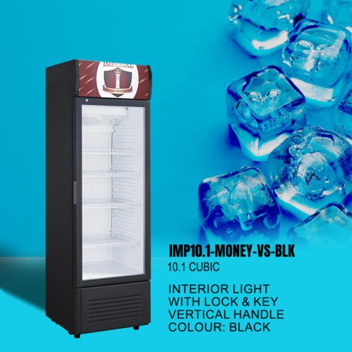 IMPERIAL  COMMERCIAL DRINK COOLER  MONEY WITH LOCK & KEY