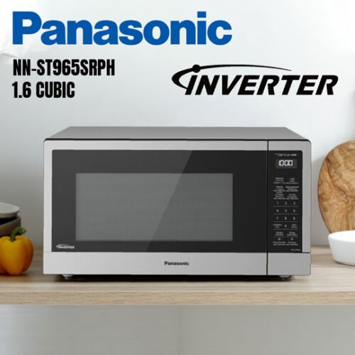PANASONIC BRAND NEW MICROWAVE  1.6 CB  INVERTER STEEL