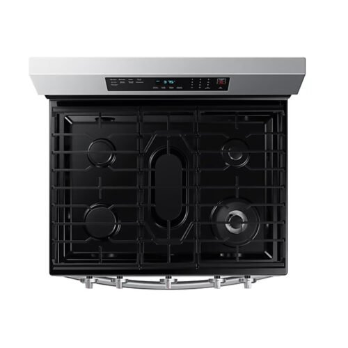 SAMSUNG 30" STOVE GAS 5 BURNER  STEEL  AIRFRY  WIFI