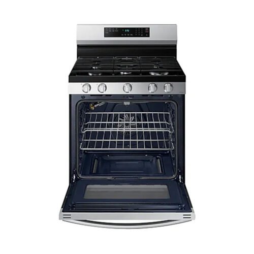 SAMSUNG 30" STOVE GAS 5 BURNER  STEEL  AIRFRY  WIFI