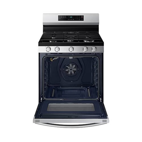 SAMSUNG 30" STOVE GAS 5 BURNER  STEEL  AIRFRY  WIFI