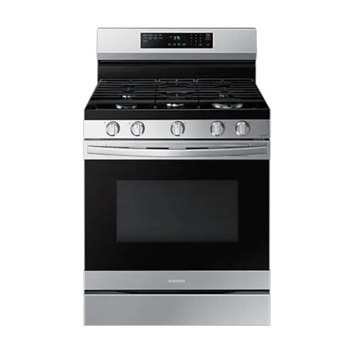 SAMSUNG 30" STOVE GAS 5 BURNER  STEEL  AIRFRY  WIFI
