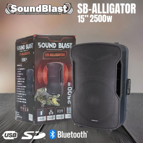 SB15ALLIGATOR IMPERIAL DOUBLE 15"BIG BIG BOSS 4500 WATTS FAN COOLED