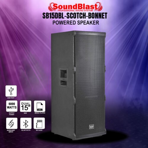 SOUND BLAST 15" SCOTCH BONNET 6000 WATTS  DANGER
