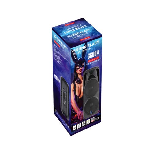 SOUND BLAST POWERED DOUBLE SPEAKER 15" CLUB  3000 WATTS