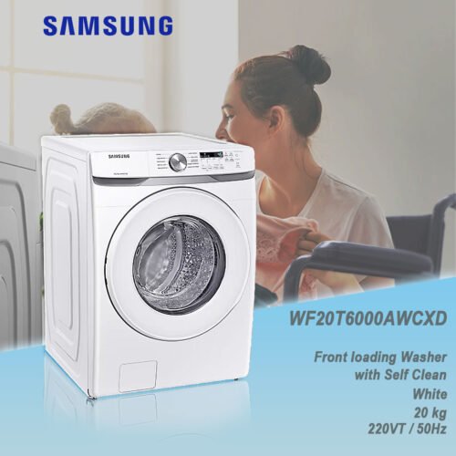 WF20T6000AWCXD-PURE-WHITE SAMSUNG HUGE 20 KG