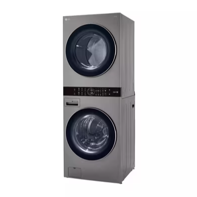 LG LG WASH TOWER  V STEEL THE BEST  STACKABLE