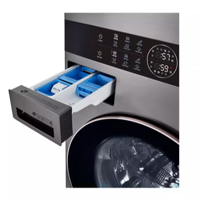 LG LG WASH TOWER  V STEEL THE BEST  STACKABLE