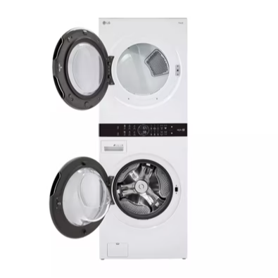 LG WASH TOWER  WHITE  THE BEST  STACKABLE