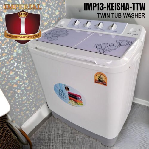 IMPERIAL KEISHA TWIN TUB 13 KG  STEEL DRUM