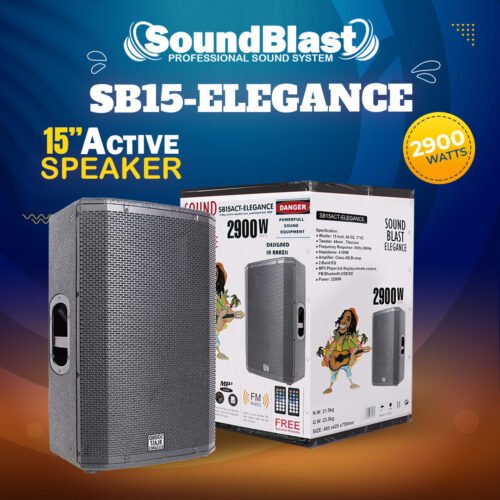 SOUND BLAST WOODEN BASS LIKE EV  15"  ELEGANCE  3800 WTS