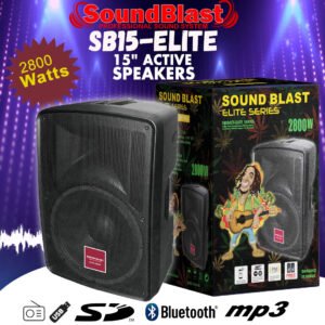 SB15-ELITE-2 SOUND BLAST SPEAKERS ACTIVE ELITE RASTAMAN 3200 WATTS
