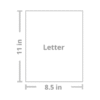 Letter Paper 8.5 x 11 Paper