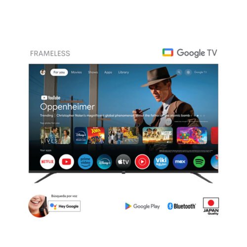 JVC 65" google tv  BILLUTOOTH & VOICE ACTIVATED & NETFLIX