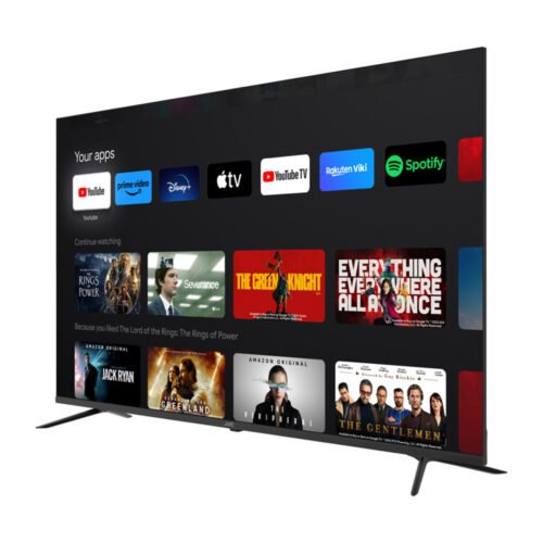 JVC 65" google tv  BILLUTOOTH & VOICE ACTIVATED & NETFLIX