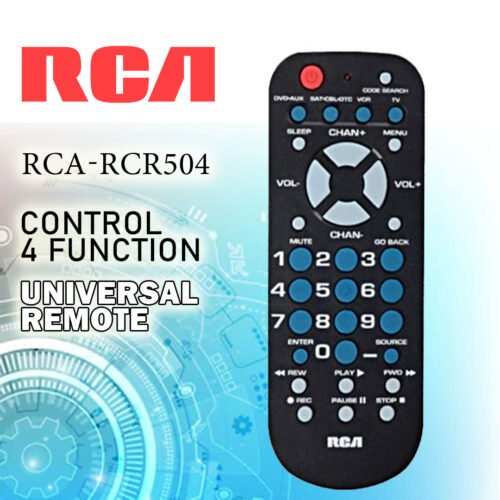 RCA UNIVERSAL REMOTE CONTROL 4 DEVICE FUNCTION