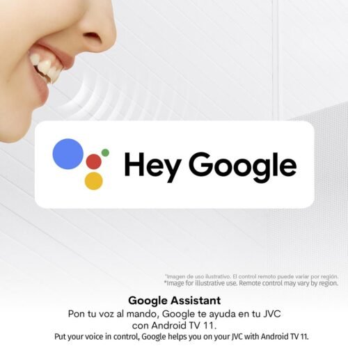 JVC 43" google tv  BILLUTOOTH & VOICE ACTIVATED & NETFLIX