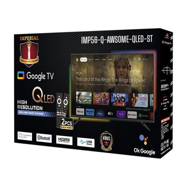 Imperial 50" QLED High-Resolution Intelligent Smart Television (Google TV)