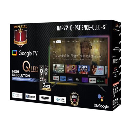 IMP72-Q-PATIENCE-QLED-ST PAID OFFICIAL SOFTWARE TALKING google TV LICENCED PLAY STORE & NETFLIX
