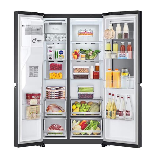 LS66-SXTC-6 LG 2024 INVERTER / INOX BLK STL KNOCK KNOCK / WATER ICE