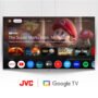 JVC 65"  QLED TV  METALLIC BODY PREMIUM HIGH MODEL google tv  BILLUTOOTH & VOICE ACTIVATED & NETFLIX