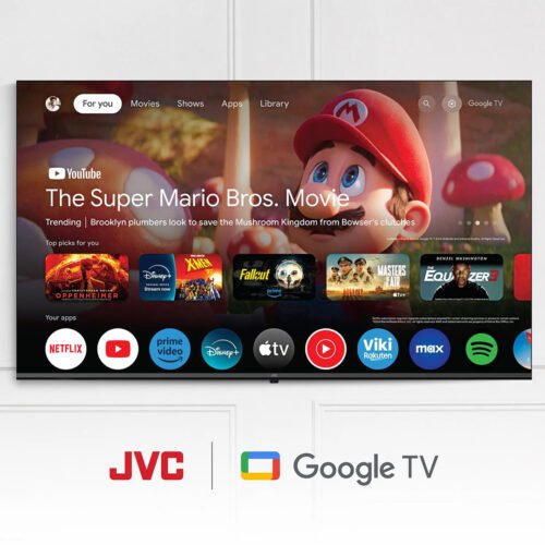 JVC 70" google tv  BILLUTOOTH & VOICE ACTIVATED & NETFLIX