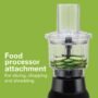 HAMILTON BEACH 52 OZ BLENDER & 20 OZ FOOD PROCESSOR 2 IN ONE