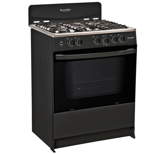 BLACKPOINT STOVE 5 BUR 30" BLACK BUERO APPROVED