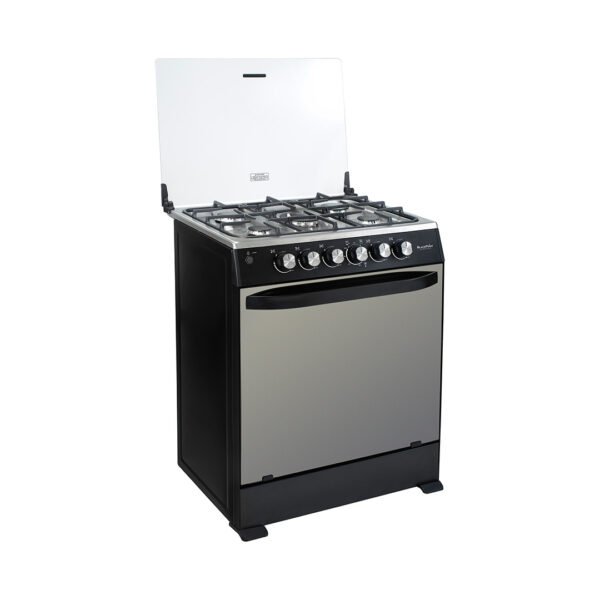 BLACKPOINT STOVE 5 BUR 30" SILVER LUXUARY THICKK  TWIN OVEN