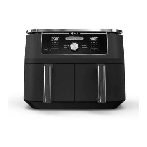 NUTRI NINJA AIRFRYER  DUAL INDEPENDENT FRY FRY HEALTHY CHOICE  10 QTS  THE BEST OF THE BEST  SUPER XXXL SIZE