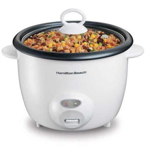 HAMILTON BEACH  20 CUP HIGH QUALITY RICE COOKER  WHITE