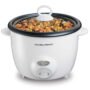 HAMILTON BEACH  20 CUP HIGH QUALITY RICE COOKER  WHITE