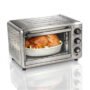 HAMILTON BEACH TOASTER OVEN 6 SLICE  WITH AIR FRYER AS WELL