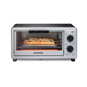 HAMILTON BEACH OVEN TOASTER 4 SLICE -- BAKE AND BROIL
