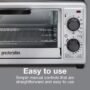 HAMILTON BEACH OVEN TOASTER 4 SLICE -- BAKE AND BROIL
