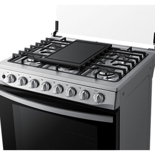 SAMSUNG GAS + TIMER + BURGER GRILL -- 6 BURNER