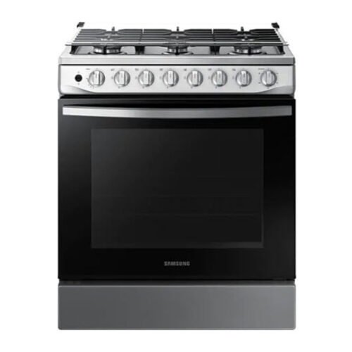 SAMSUNG GAS + TIMER + BURGER GRILL -- 6 BURNER