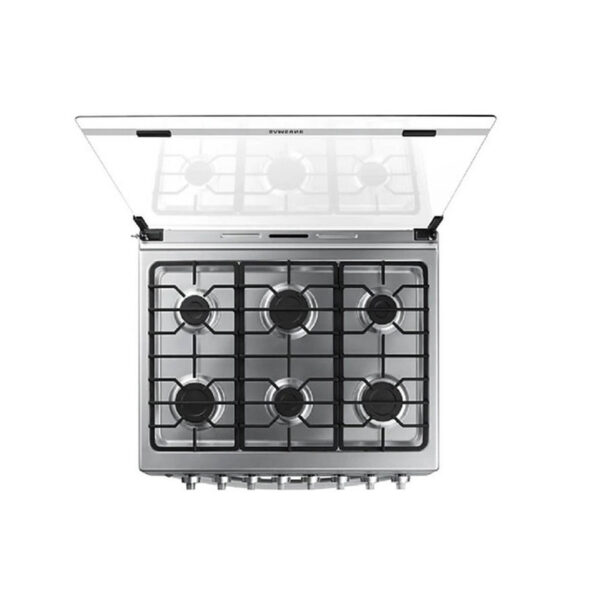 SAMSUNG GAS + TIMER + BURGER GRILL -- 6 BURNER