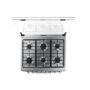 SAMSUNG GAS + TIMER + BURGER GRILL -- 6 BURNER